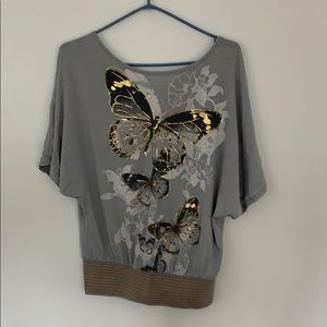 Brand new elastic waist tee